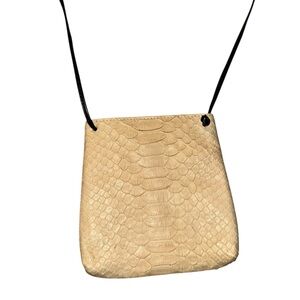 Authentic Python Snakeskin Mini Crossbody Purse Luxurious Exotic